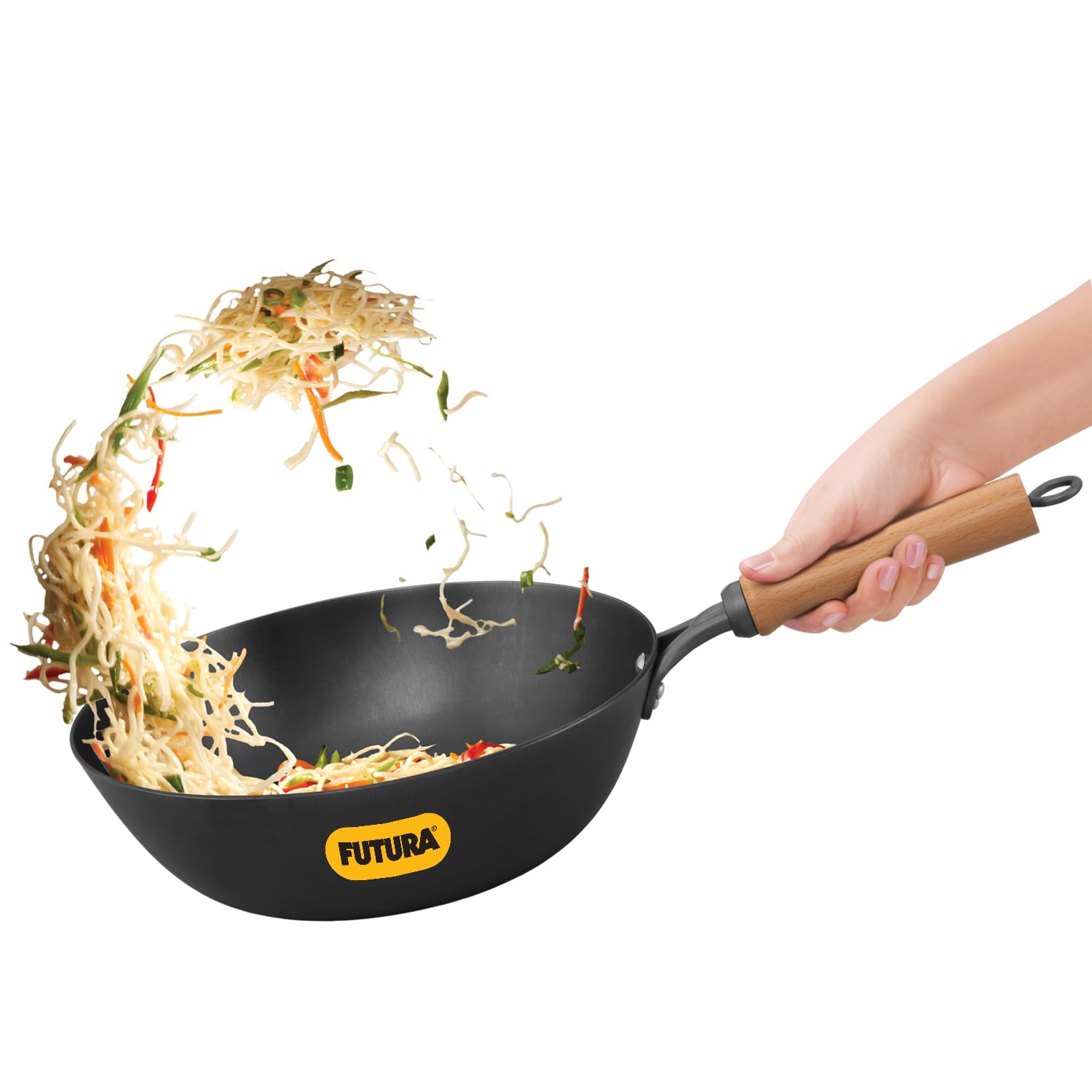 【IRON】大福様★専用ページ Hawkins 4.75 Litre Futura Slim Cast Iron Kadhai | Induction & Gas